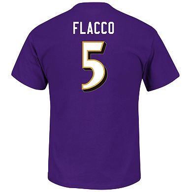Men's Majestic Baltimore Ravens Joe Flacco Eligible Receiver Tee