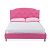 Baxton Studio Canterbury Queen Size Hot Pink Platform Bed