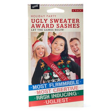 Holiday Party Ugly Sweater Award Sashes by 30 Watt