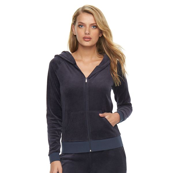 Women's Juicy Couture Velour Hoodie Jacket