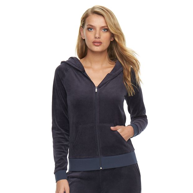 Women's Juicy Couture Velour Hoodie Jacket