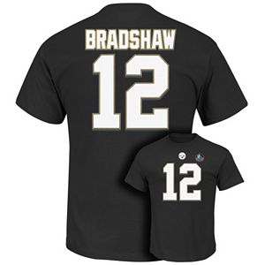 Men's Majestic Pittsburgh Steelers Terry Bradshaw Hall of Fame Eligible Receiver Tee