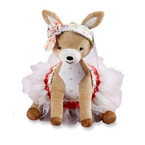 Baby Aspen Flora the Fawn Plush Deer & Tutu Bloomers Gift Set