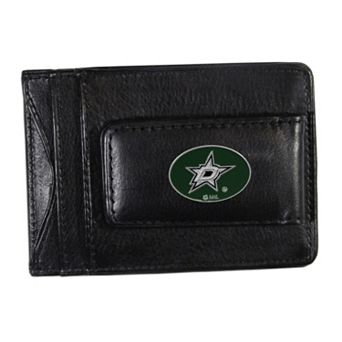 Dallas Stars Black Leather Cash & Card Holder