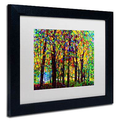 Trademark Fine Art Standing Room Only Black Framed Wall Art