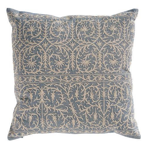 Chaps Home Turner Creek Embroidered Garment Wash Throw Pillow