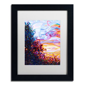 Trademark Fine Art Crescendo Black Framed Wall Art