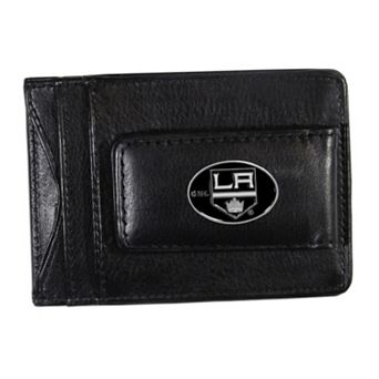 Los Angeles Kings Black Leather Cash & Card Holder