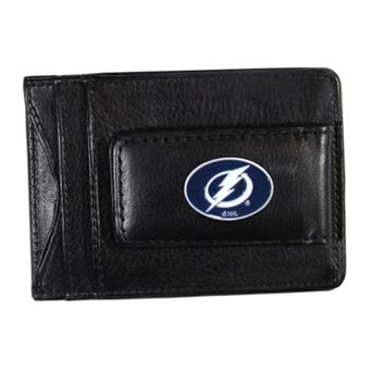 Tampa Bay Lightning Black Leather Cash & Card Holder