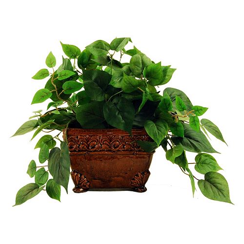 Designs by Lauren Artificial Ivy Plant & Ceramic Planter