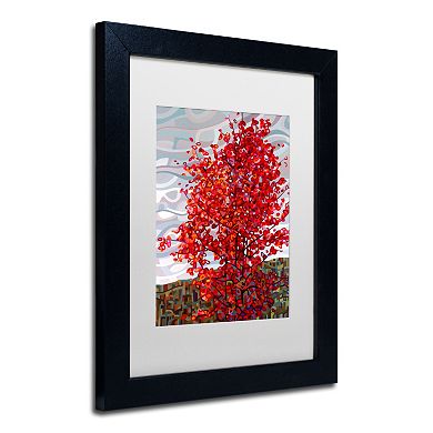 Trademark Fine Art Mandy Budan "Passing Storm" Matted Framed Wall Art