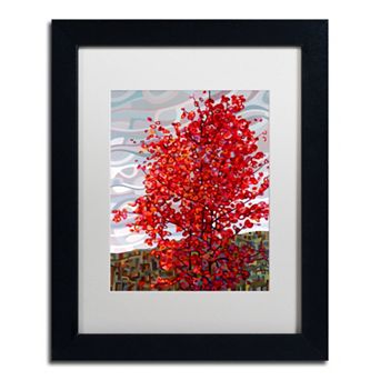 Trademark Fine Art Mandy Budan "Passing Storm" Matted Framed Wall Art