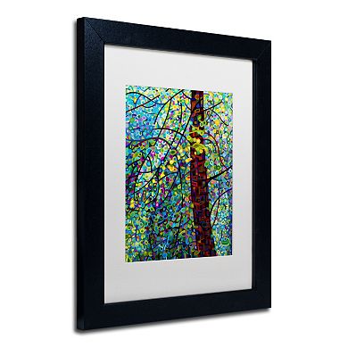 Trademark Fine Art Mandy Budan "Pine Sprites" Matted Framed Wall Art