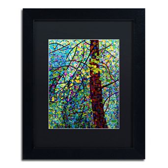 Trademark Fine Art Mandy Budan "Pine Sprites" Matted Framed Wall Art