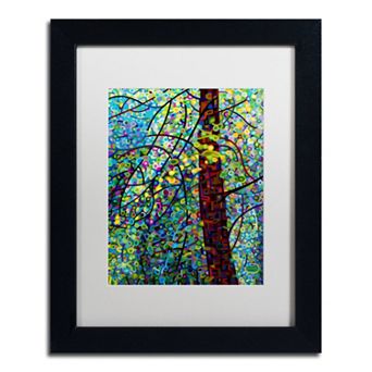 Trademark Fine Art Mandy Budan "Pine Sprites" Matted Framed Wall Art