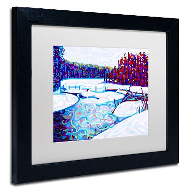 Trademark Fine Art Mandy Budan "Thaw" Matted Framed Wall Art