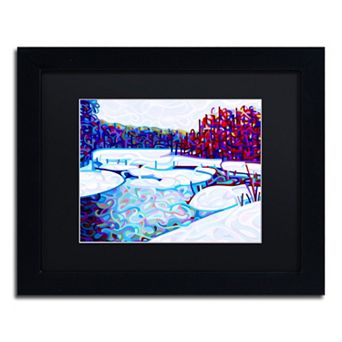 Trademark Fine Art Mandy Budan "Thaw" Matted Framed Wall Art