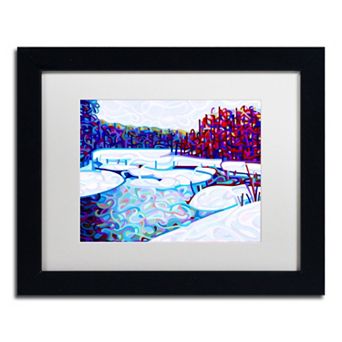 Trademark Fine Art Mandy Budan "Thaw" Matted Framed Wall Art