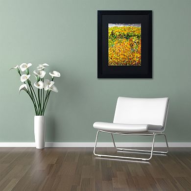 Trademark Fine Art Mandy Budan "Towards Autumn" Matted Framed Wall Art