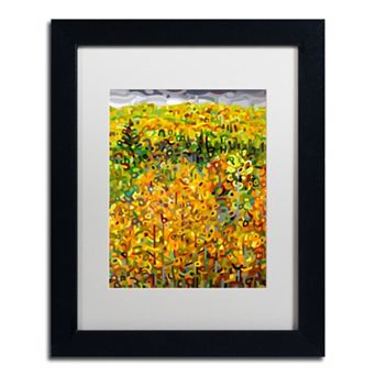 Trademark Fine Art Mandy Budan "Towards Autumn" Matted Framed Wall Art
