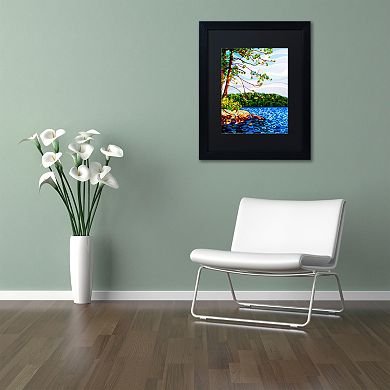 Trademark Fine Art Mandy Budan "View From Mazengah" Matted Framed Wall Art
