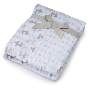 Baby Just Born 2-pk. Print Muslin Blankets