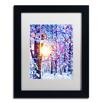 Trademark Fine Art Early Riser Matted Black Framed Wall Art