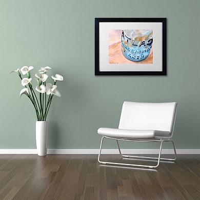 Trademark Fine Art Atlas Jar Matted Black Framed Wall Art