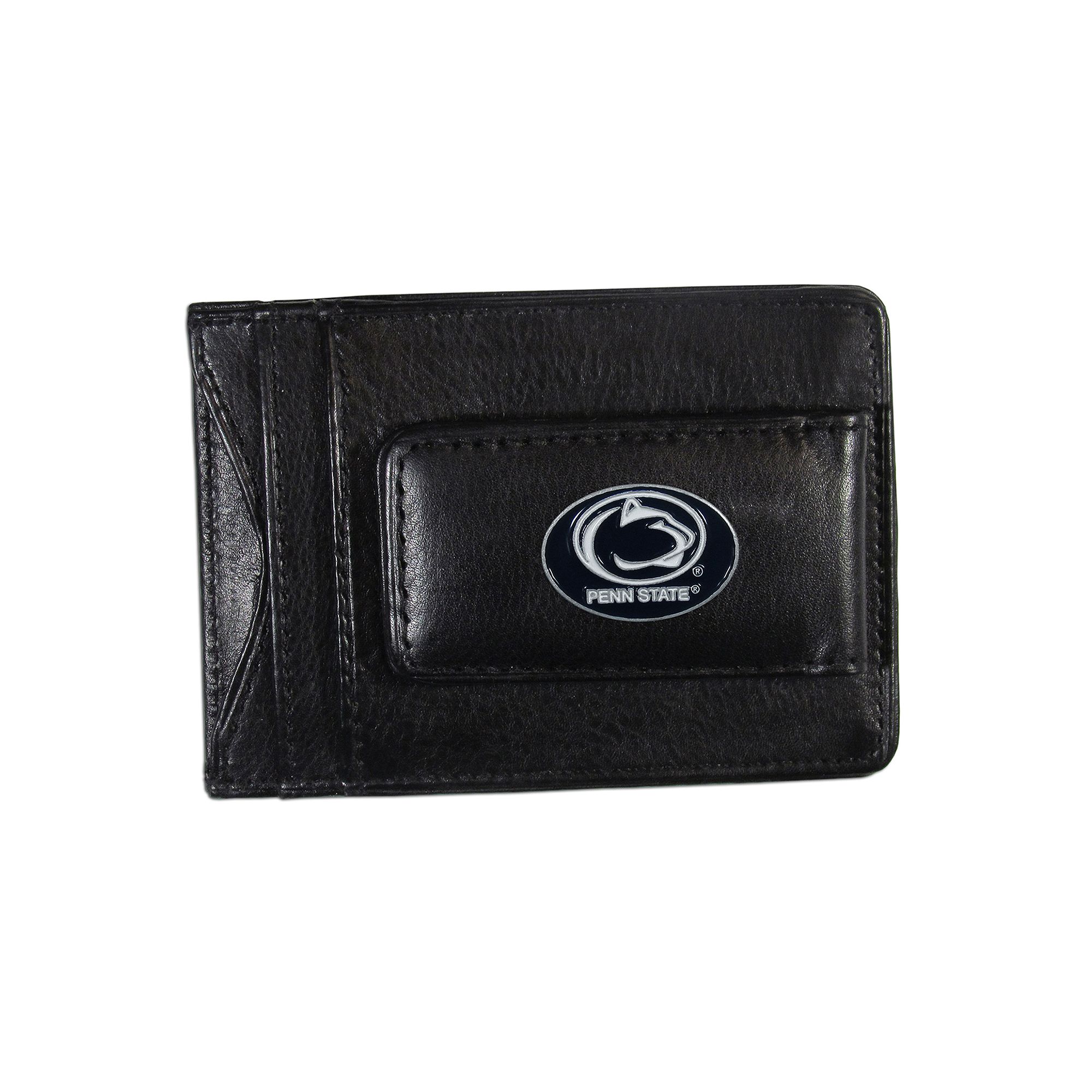 Penn State Nittany Lions Black Leather Cash & Card Holder