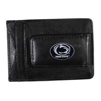 Penn State Nittany Lions Black Leather Cash & Card Holder