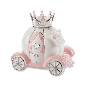 Baby Aspen Little Princess Ceramic Carriage Bank
