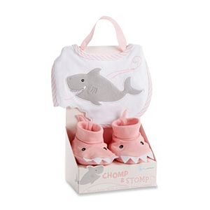 Baby Aspen Chomp & Stop Bib & Booties Gift Set