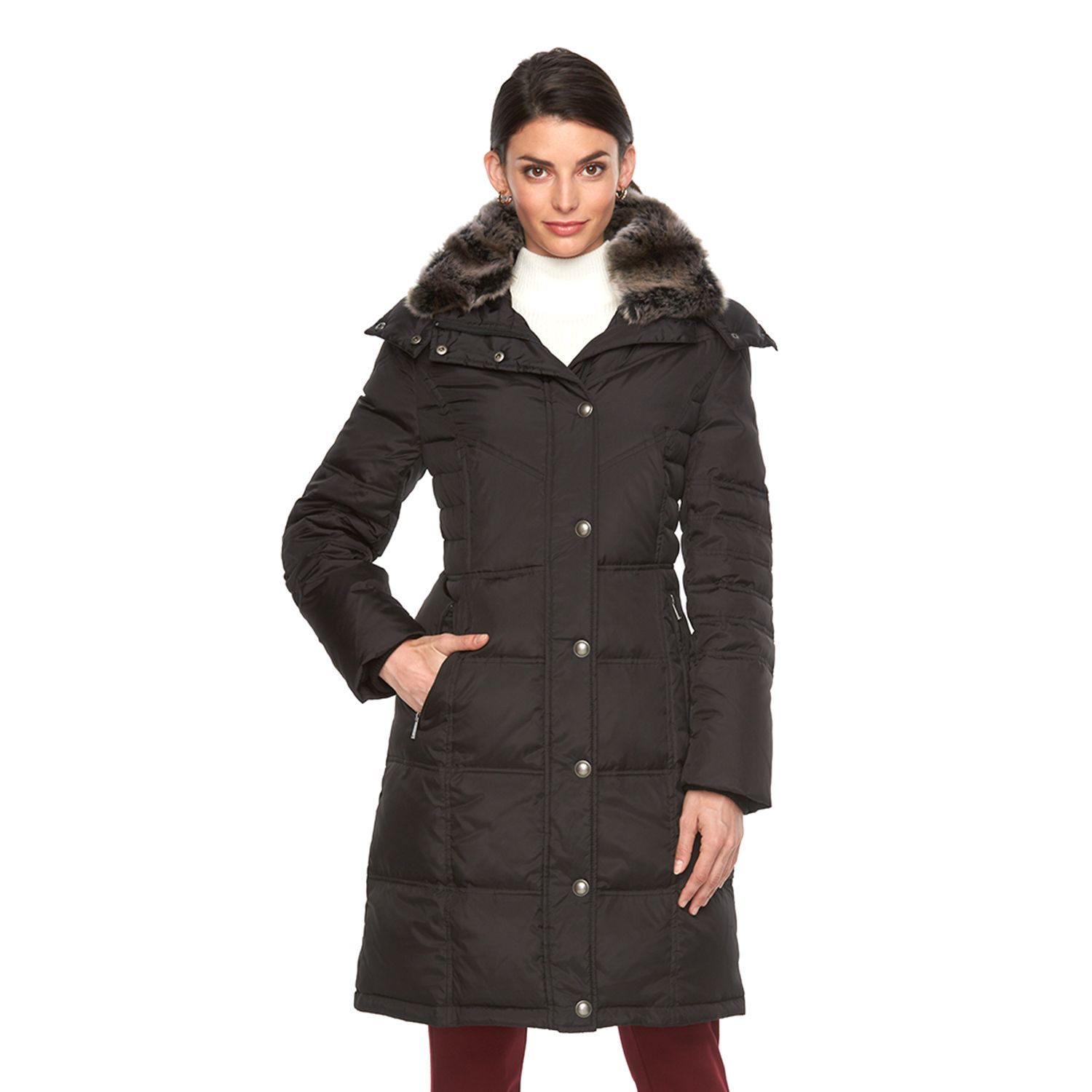 kohls down puffer jacket