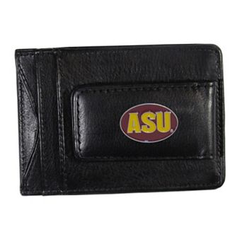 Arizona State Sun Devils Black Leather Cash & Card Holder