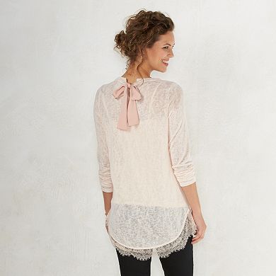 Disney's Snow White A Collection by LC Lauren Conrad Lace Hem Tunic - Women's