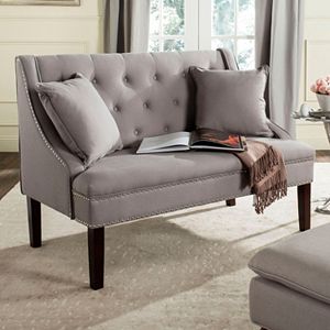 Safavieh Zoey Velvet Settee