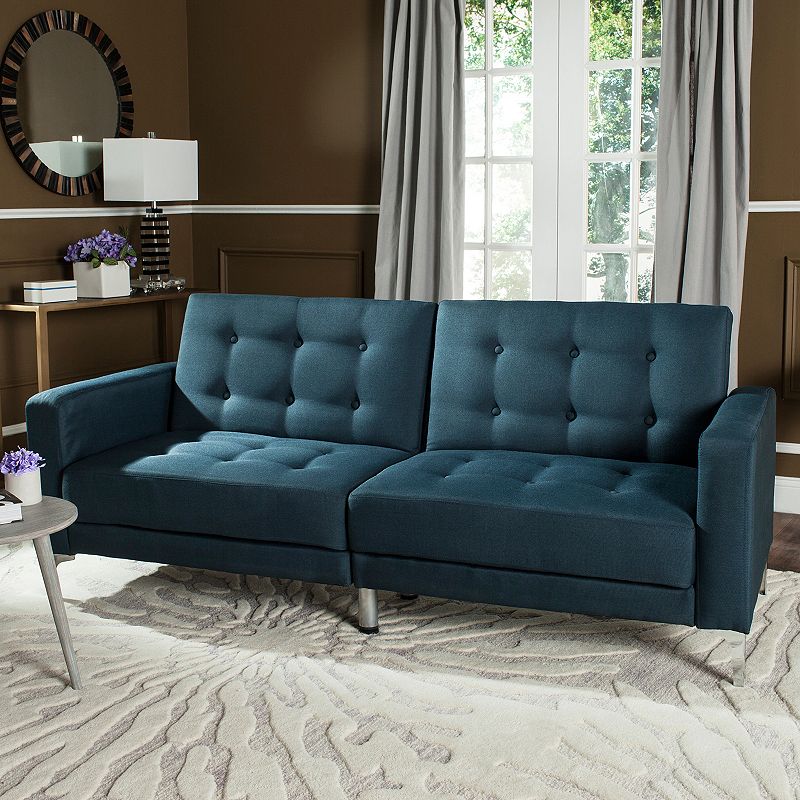 33963844 Safavieh Soho Foldable Futon Bed, Blue sku 33963844