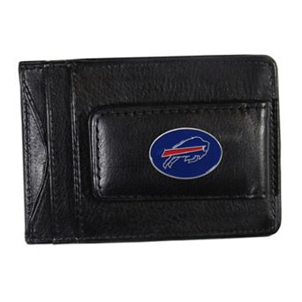 Buffalo Bills Black Leather Cash & Card Holder