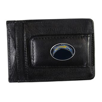 San Diego Chargers Black Leather Cash & Card Holder