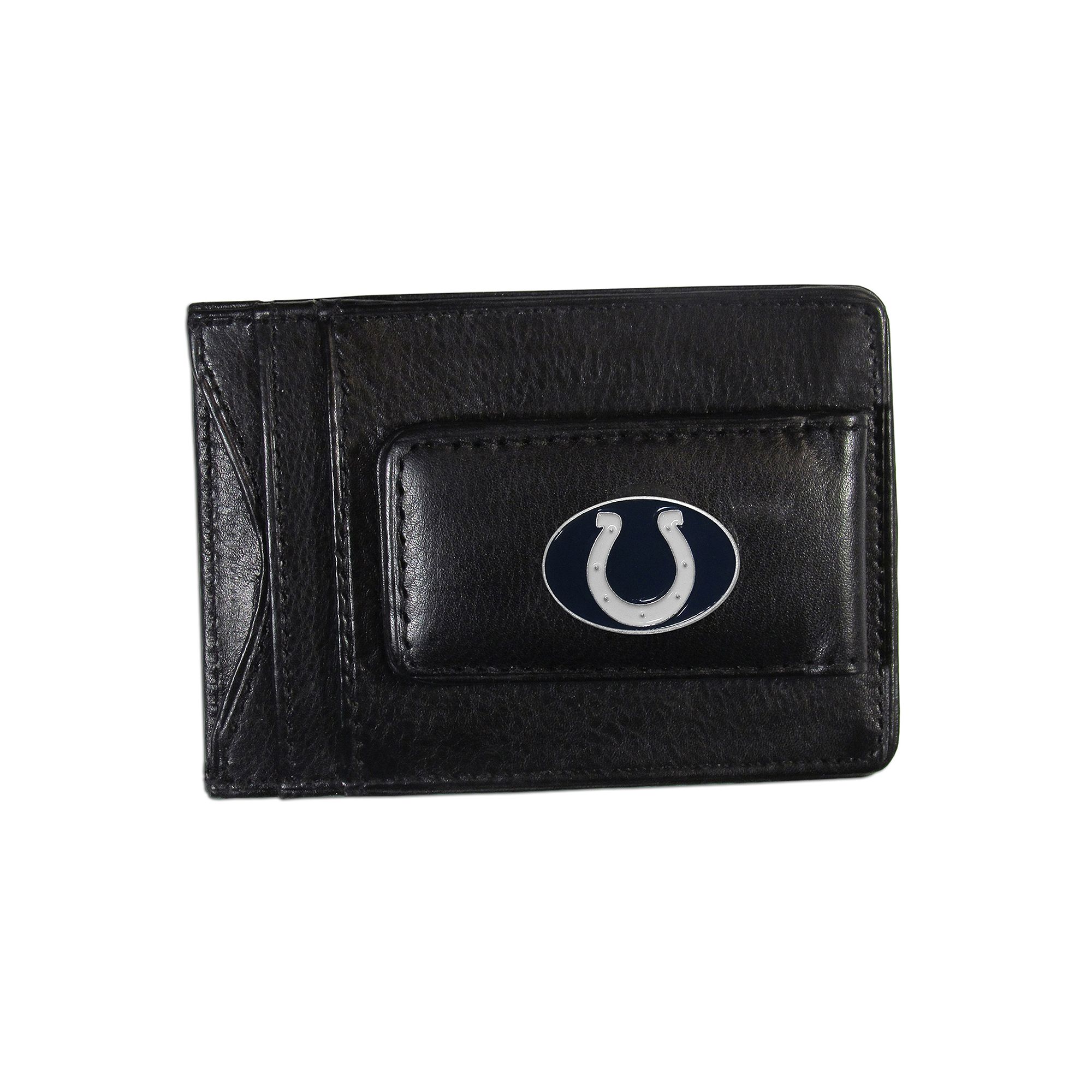 Indianapolis Colts Black Leather Cash & Card Holder