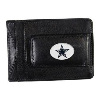 Dallas Cowboys Black Leather Cash & Card Holder