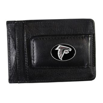 Atlanta Falcons Black Leather Cash & Card Holder