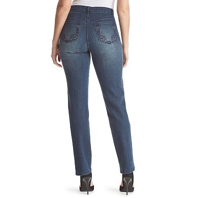 Women's Gloria Vanderbilt Amanda Classic Fit Embellished Jeans