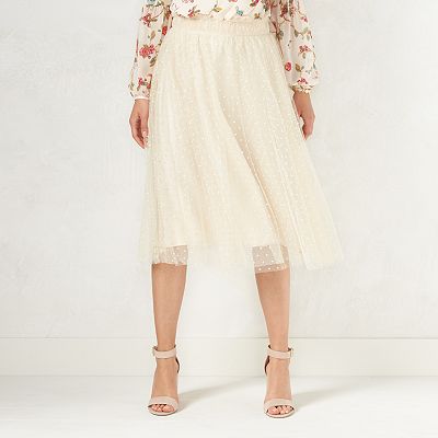 Womens tulle skirt white sales