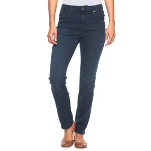 Petite Gloria Vanderbilt Bridget Slim Straight-Leg Jeans