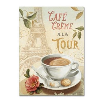 Trademark Fine Art Cafe in Europe II Canvas Wall Art