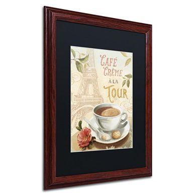 Trademark Fine Art Cafe in Europe II Matted Framed Wall Art