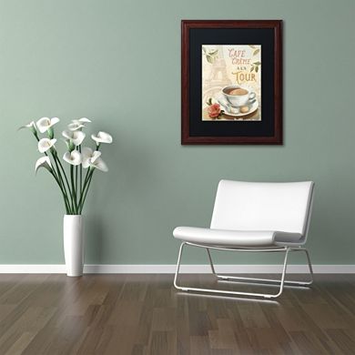Trademark Fine Art Cafe in Europe II Matted Framed Wall Art