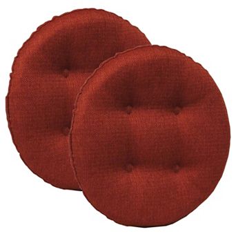 The Gripper Omega Tufted Bar Stool Chair Pad 2 pk