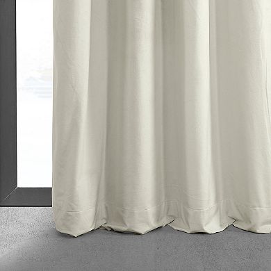 EFF Signature Velvet Grommet Blackout Window Curtain Panel
